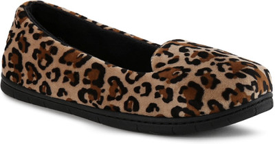 

Dearfoams Plush Velour Espadrille with Memory Foam Casuals For Women(Multicolor, Brown