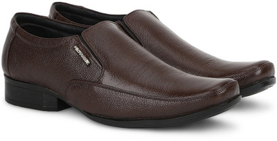 

Provogue Genuine Leather SLIP-ON For Men(Brown