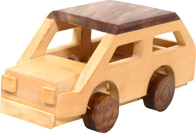 

Craft trade Handmade Brown Wooden Car Decorative Showpiece - 8 cm(Wooden, Brown)