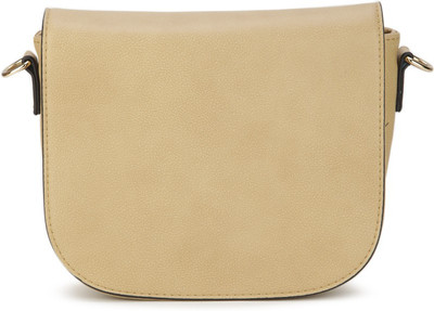 

People Women Casual Beige PU Sling Bag