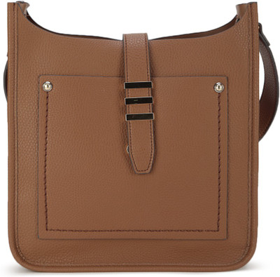 

ALDO Women Formal Brown PU Sling Bag