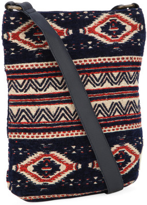 

People Women Casual Multicolor Canvas Sling Bag