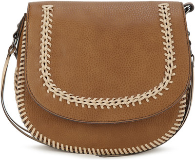 

ALDO Women Casual Brown PU Sling Bag