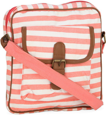 

People Women Casual Multicolor Canvas Sling Bag