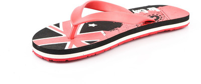 

Lee Cooper LC4586 Flip Flops, Black-red