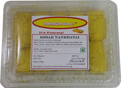 

Jamnagar Foods KESAR NANKHATAI(480 g)