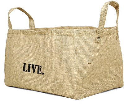 

Savon Live Rattan Jute Storage Box(Brown)