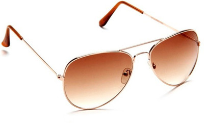 

Azmani Aviator Sunglasses(Brown)