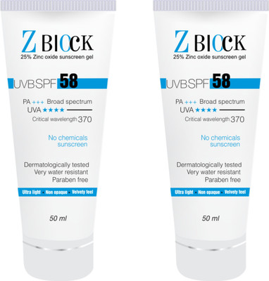 

Z-Block Sunscreen - SPF 50 PA+(50 g)