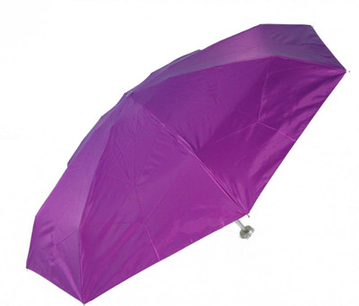 

Popy 5 Fold Umbrella With Silver Coating Umbrella Umbrella(Purple)