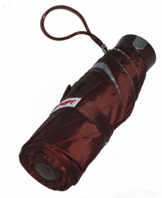 

Popy 5 Fold Umbrella With Silver Coating Umbrella(Brown)
