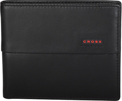 

Cross Men Black, Red Genuine Leather Wallet(6 Card Slots)