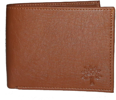 

e mall Men Formal, Casual Tan Artificial Leather Wallet(11 Card Slots)