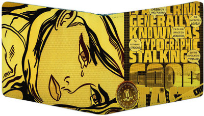 

PrintClub Men Multicolor Canvas Wallet(6 Card Slots)