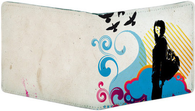 

PrintClub Men Multicolor Canvas Wallet(6 Card Slots)