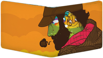 

PrintClub Men Multicolor Canvas Wallet(6 Card Slots)