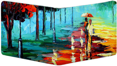 

PrintClub Men Multicolor Canvas Wallet(6 Card Slots)
