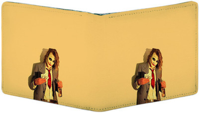 

PrintClub Men Multicolor Canvas Wallet(6 Card Slots)