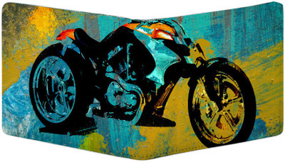 

PrintClub Men Multicolor Canvas Wallet(6 Card Slots)