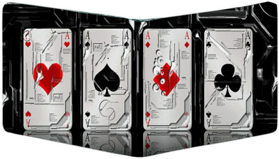 

PrintClub Men Multicolor Canvas Wallet(6 Card Slots)
