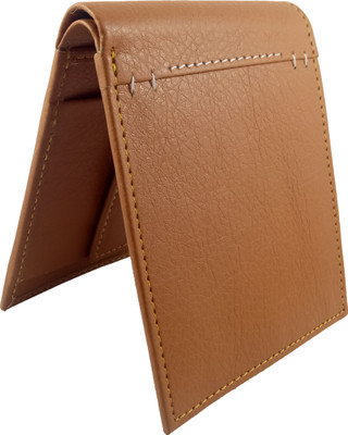 

Accezory Men Casual Brown Artificial Leather Wallet(4 Card Slots), Tan