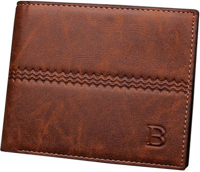 

Bogesi Men Brown Genuine Leather Wallet(5 Card Slots), Brown-08