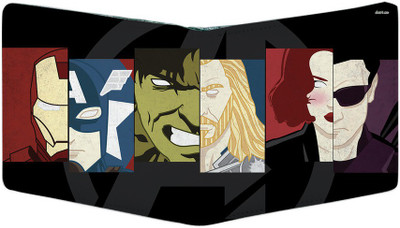 

PrintClub Men Multicolor Canvas Wallet(6 Card Slots)