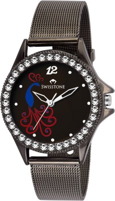 Swisstone VOGLR210-BLACK Analog Watch  - For Women   Watches  (Swisstone)