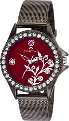 Swisstone VOGLR210-RED-BLK Analog Watch  - For Women   Watches  (Swisstone)