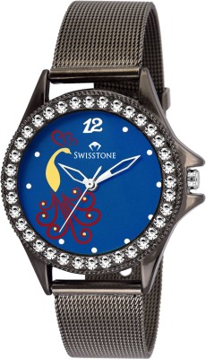Swisstone VOGLR210-BLU-BLK Analog Watch  - For Women   Watches  (Swisstone)