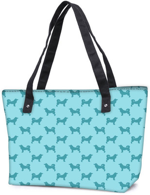 

Snoogg Pack Of 2 Dogs Green Pattern Combo Tote Shopping Grocery Bag With Coin Pencil Purse Shoulder Bag(Multicolor, 15 L)