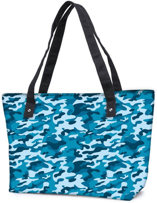 

Snoogg Pack Of 2 Abstract Military Pattern Combo Tote Shopping Grocery Bag With Coin Pencil Purse Shoulder Bag(Multicolor, 5 L)