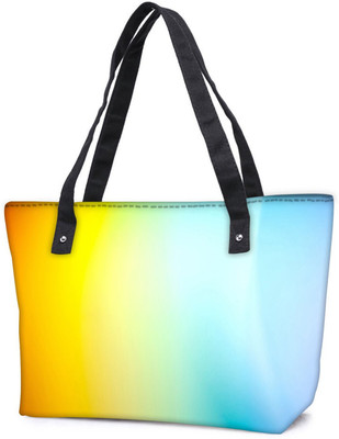 

Snoogg Pack Of 2 Yellow And Blue Design Combo Tote Shopping Grocery Bag With Coin Pencil Purse Shoulder Bag(Multicolor, 15 L)