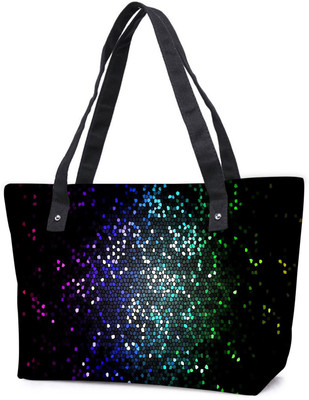 

Snoogg Pack Of 2 Multicolor Honey Bee Pattern Combo Tote Shopping Grocery Bag With Coin Pencil Purse Shoulder Bag(Multicolor, 5 L)