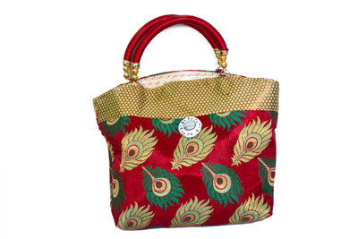 

Craft Trade Pankh Handbag Multipurpose Bag(Multicolor, 5 inch)