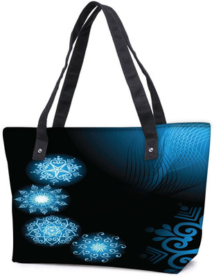 

Snoogg Pack Of 2 Abstract Rangolies Combo Tote Shopping Grocery Bag With Coin Pencil Purse Shoulder Bag(Multicolor, 15 L)