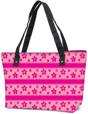 

Snoogg Pack Of 2 Abstract Pink Wallpapers Combo Tote Shopping Grocery Bag With Coin Pencil Purse Shoulder Bag(Multicolor, 15 L)