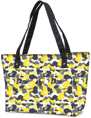

Snoogg Pack Of 2 Bape Camo Camouflage 2751 Combo Tote Shopping Grocery Bag With Coin Pencil Purse Shoulder Bag(Multicolor, 15 L)