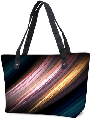 

Snoogg Pack Of 2 Abstract Creamy Pathway Combo Tote Shopping Grocery Bag With Coin Pencil Purse Shoulder Bag(Multicolor, 5 L)