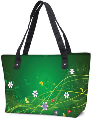 

Snoogg Pack Of 2 Minimal Pretty Design Combo Tote Shopping Grocery Bag With Coin Pencil Purse Shoulder Bag(Multicolor, 15 L)