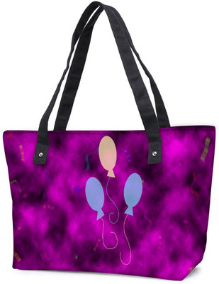 

Snoogg Pack Of 2 Three Balloons Combo Tote Shopping Grocery Bag With Coin Pencil Purse Shoulder Bag(Multicolor, 15 L)