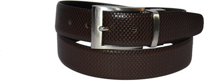 

Pellezzari Men Formal Multicolor Genuine Leather Reversible Belt, Black & brown