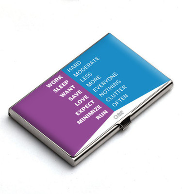 

QuoteSutra 10 Card Holder(Set of 1, Multicolor)