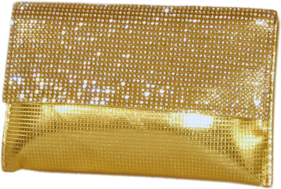 

Sky Marketings Party Gold Clutch
