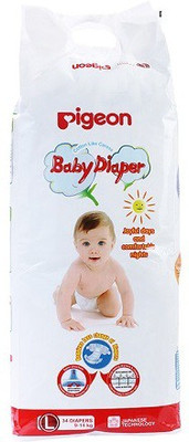 

Pigeon PIGEON BABY DIAPER L SIZE 34PCS - L(34 Pieces)