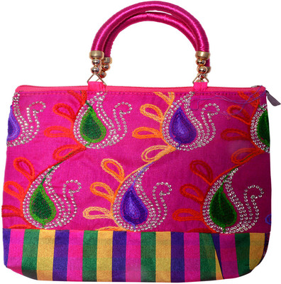 

Craft Trade Hand-held Bag(Pink)