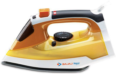 Bajaj Majesty MX25 1250 W Steam Iron(Yellow White)
