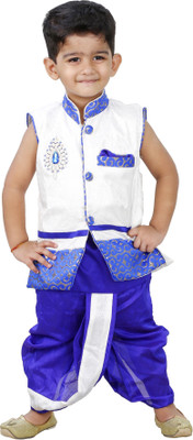 

FTC Bazar Boys Kurta and Dhoti Pant Set, Blue