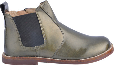 

Beanz Girls Slip on Casual Boots(Gold, Old gold::beige