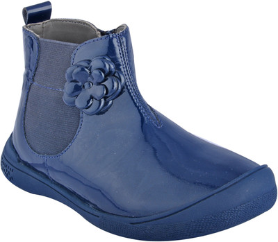 

Beanz Girls Slip on Casual Boots(Purple, Purpel